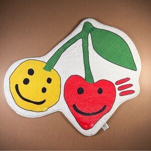 Human Made x CPFM Heart Smiley Rug 30” x 25” Plush Floor Decor